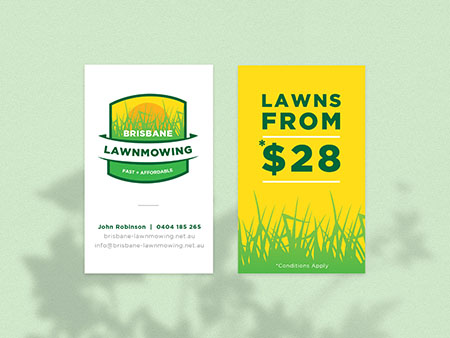 Lawn Mowing Logo Design Brisbane
